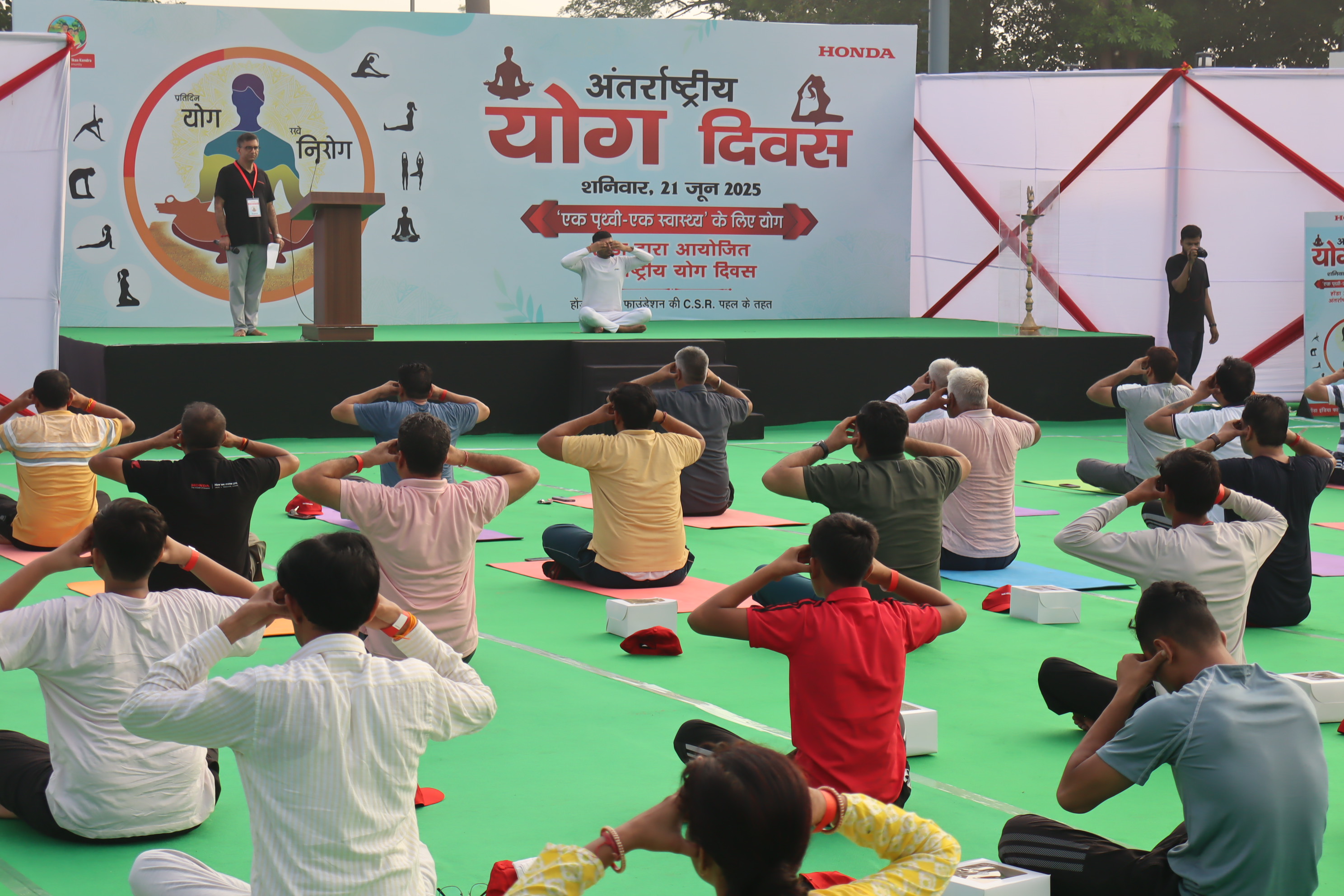 Yoga for All: Honda India Foundation’s CSR Drive Unites Communities on International Yoga Day